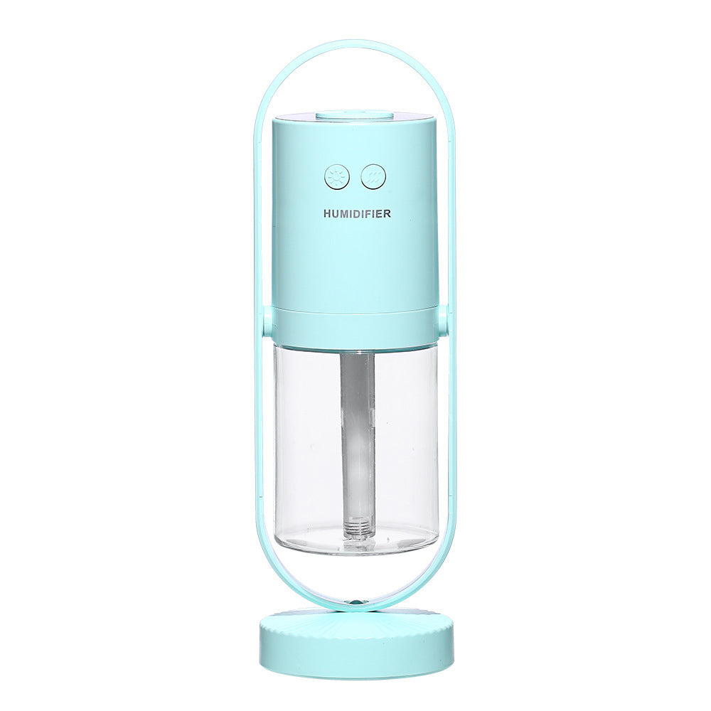 Umidificatore d'aria USB Magic Shadow per la casa con luci notturne di proiezione Creatore di nebbia per auto ad ultrasuoni Mini purificatore d'aria per ufficio